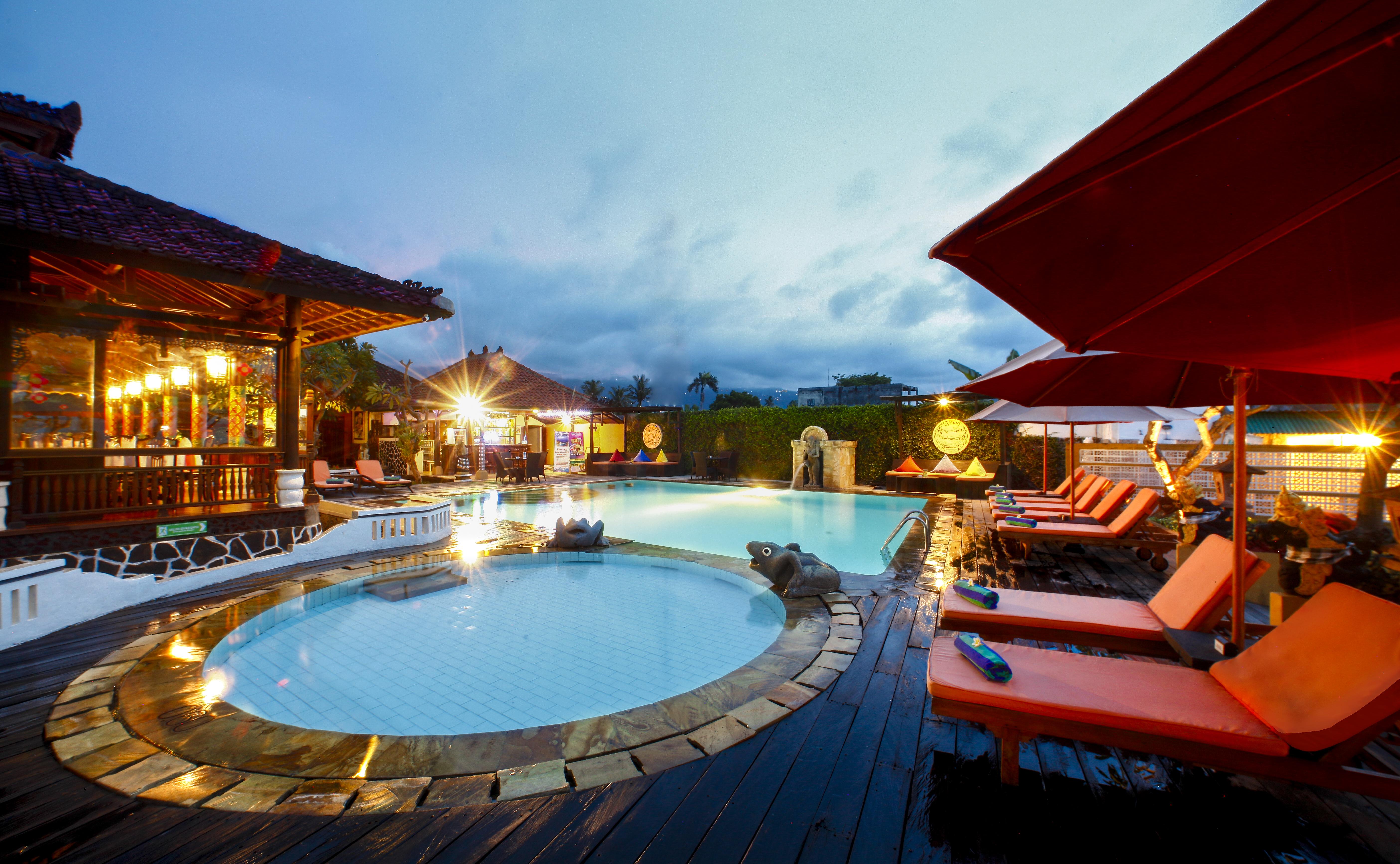 Bali Taman Beach Resort & Spa Lovina Pabean Buleleng Exteriör bild